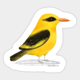 Golden Oriole Bird Sticker